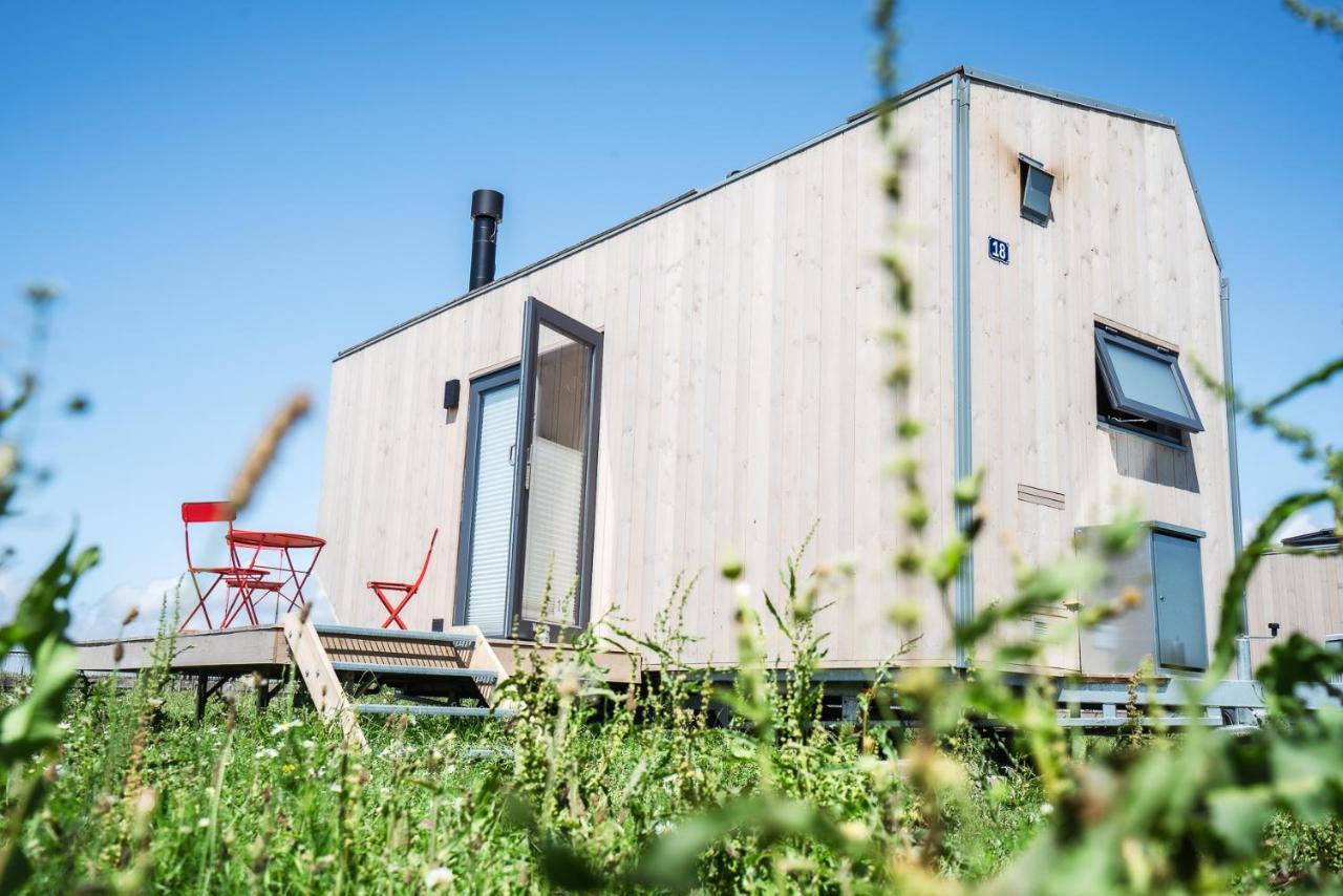 Tiny House Pioneer 18 Zur Meerseite - Green Tiny Village Harlesiel Carolinensiel Exterior foto